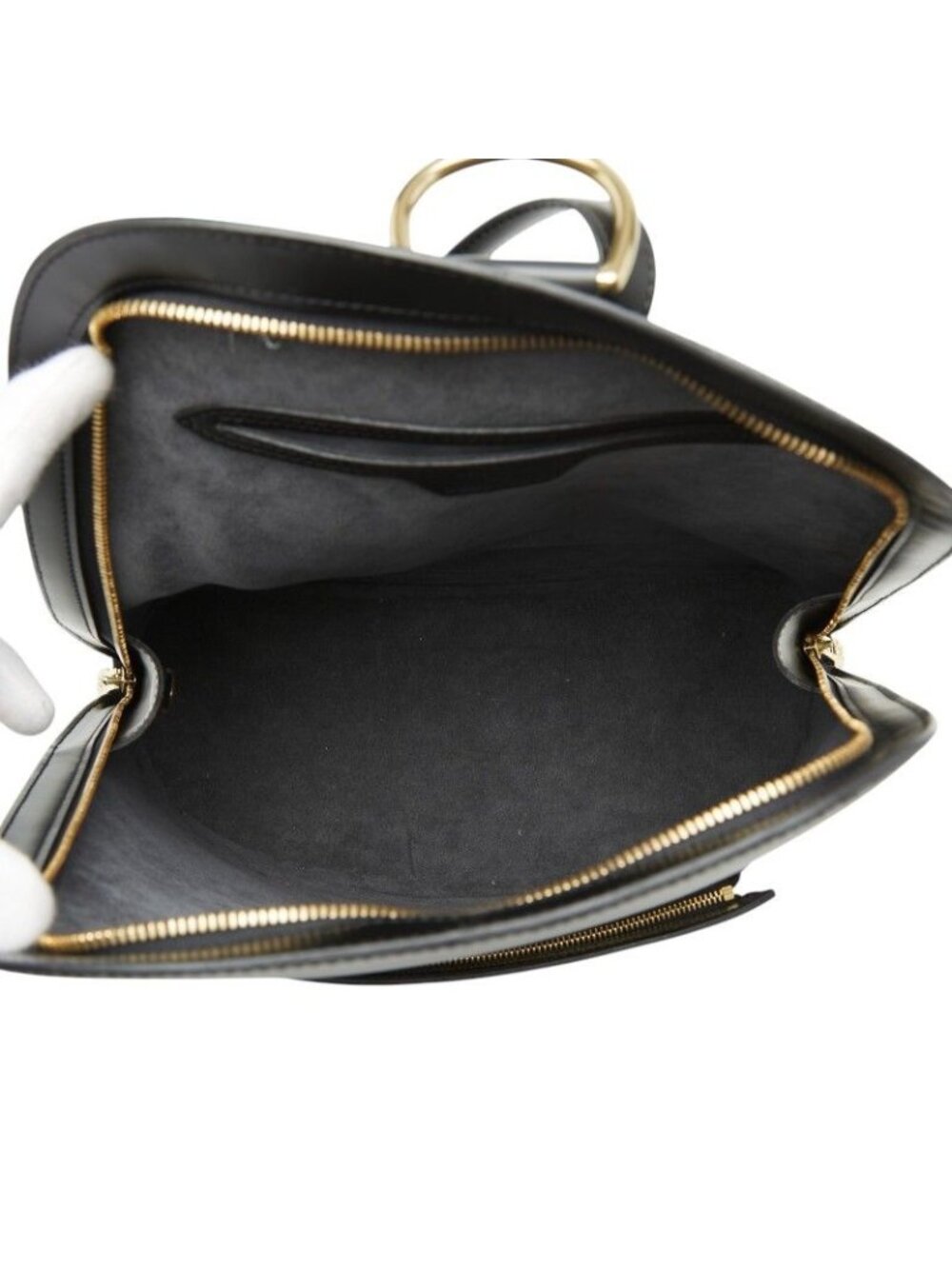 Louis Vuitton Epi Cobran Backpack Black Leather - Picture 8 of 10